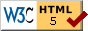 Valid HTML 5